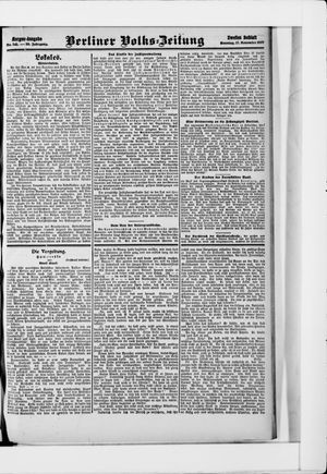 Berliner Volkszeitung vom 17.11.1907