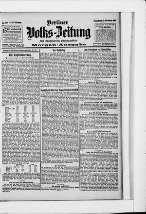 Berliner Volkszeitung vom 23.11.1907