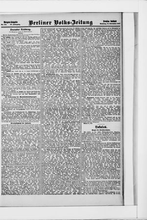 Berliner Volkszeitung vom 24.11.1907