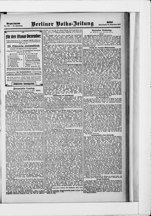 Berliner Volkszeitung vom 30.11.1907