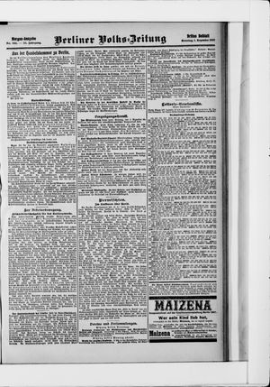 Berliner Volkszeitung vom 01.12.1907