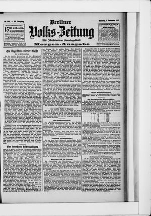 Berliner Volkszeitung on Dec 3, 1907