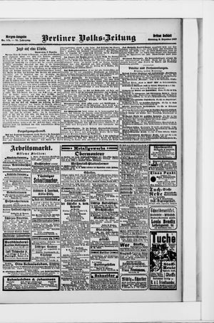 Berliner Volkszeitung vom 08.12.1907