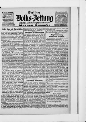 Berliner Volkszeitung vom 11.12.1907