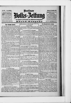 Berliner Volkszeitung vom 16.12.1907