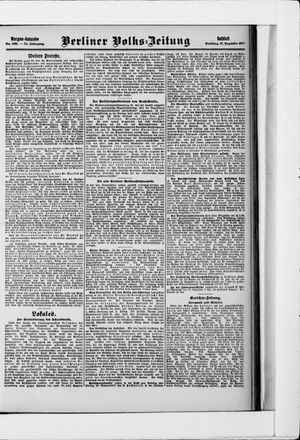 Berliner Volkszeitung vom 17.12.1907