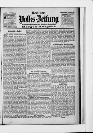 Berliner Volkszeitung vom 19.12.1907