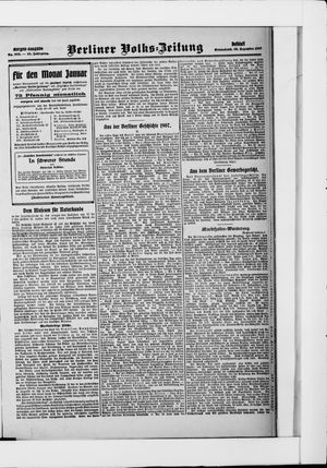 Berliner Volkszeitung vom 28.12.1907
