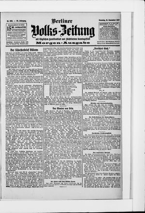 Berliner Volkszeitung vom 31.12.1907