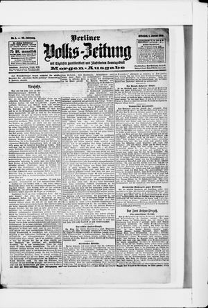 Berliner Volkszeitung vom 01.01.1908