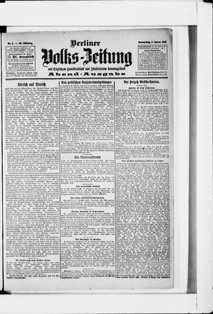 Berliner Volkszeitung vom 02.01.1908