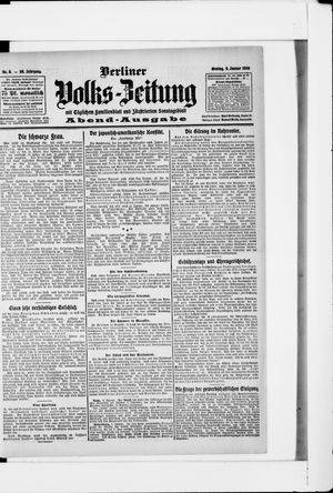 Berliner Volkszeitung vom 06.01.1908