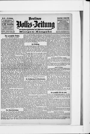Berliner Volkszeitung on Jan 9, 1908