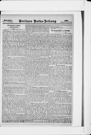 Berliner Volkszeitung on Jan 11, 1908