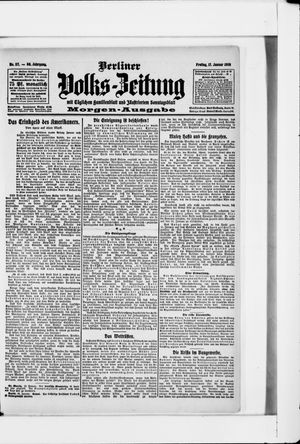 Berliner Volkszeitung vom 17.01.1908