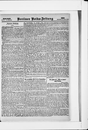 Berliner Volkszeitung on Jan 18, 1908