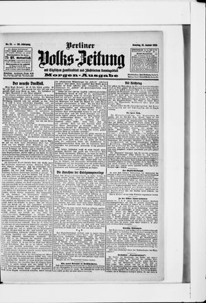 Berliner Volkszeitung vom 19.01.1908