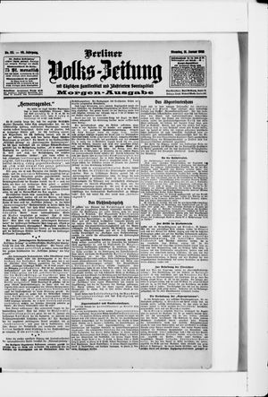 Berliner Volkszeitung vom 21.01.1908