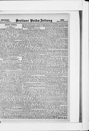 Berliner Volkszeitung vom 22.01.1908