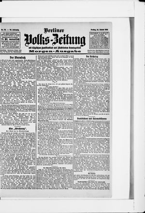 Berliner Volkszeitung vom 24.01.1908