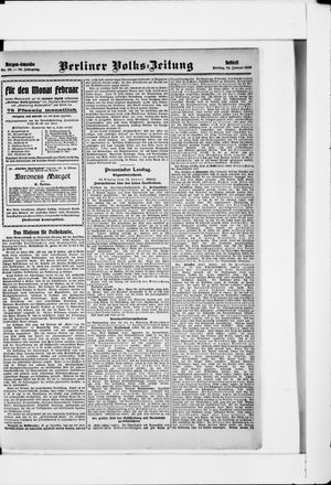 Berliner Volkszeitung vom 24.01.1908