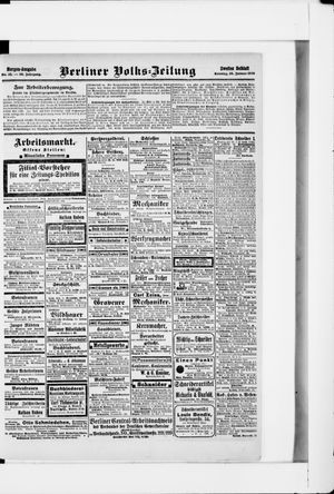 Berliner Volkszeitung vom 26.01.1908