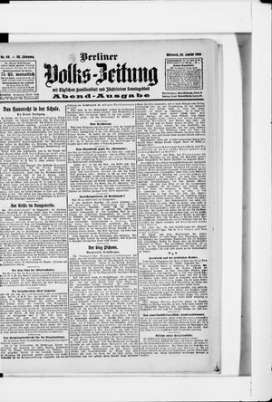 Berliner Volkszeitung vom 29.01.1908