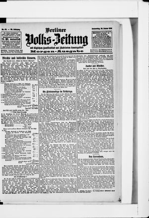 Berliner Volkszeitung vom 30.01.1908