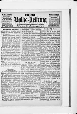 Berliner Volkszeitung on Feb 5, 1908