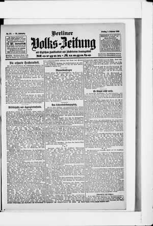 Berliner Volkszeitung vom 07.02.1908