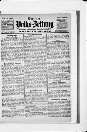Berliner Volkszeitung vom 07.02.1908