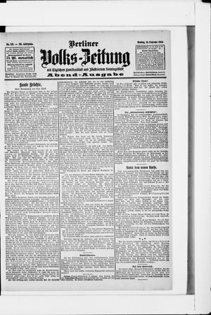 Berliner Volkszeitung vom 10.02.1908