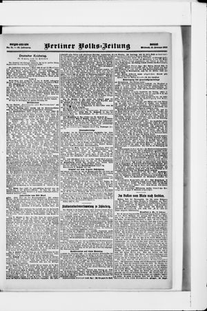 Berliner Volkszeitung vom 12.02.1908
