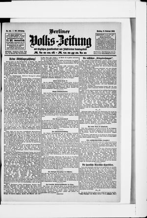 Berliner Volkszeitung on Feb 17, 1908