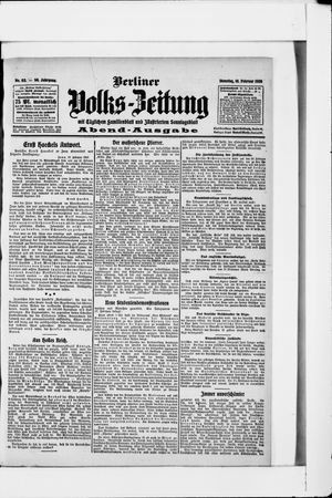 Berliner Volkszeitung on Feb 18, 1908