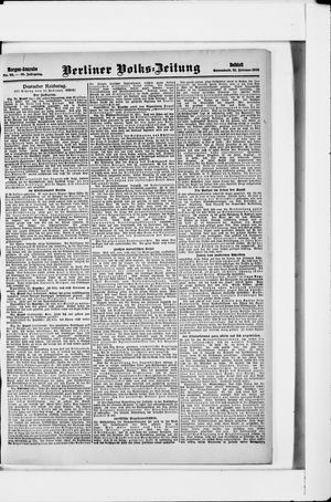 Berliner Volkszeitung vom 22.02.1908