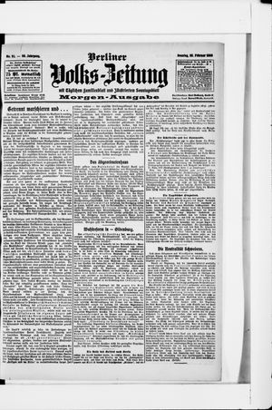 Berliner Volkszeitung on Feb 23, 1908