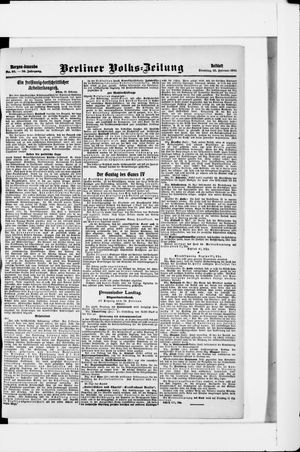 Berliner Volkszeitung vom 25.02.1908
