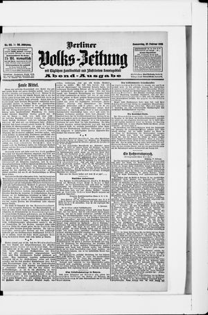 Berliner Volkszeitung vom 27.02.1908