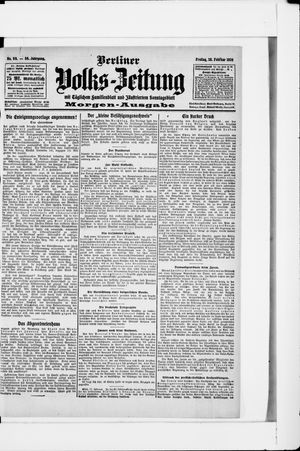 Berliner Volkszeitung vom 28.02.1908