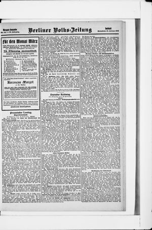 Berliner Volkszeitung vom 29.02.1908