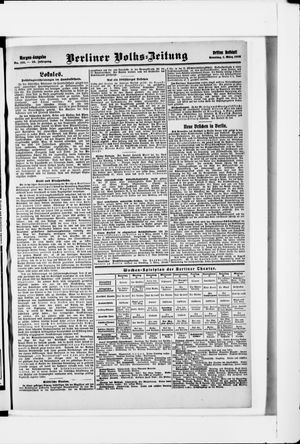 Berliner Volkszeitung vom 01.03.1908