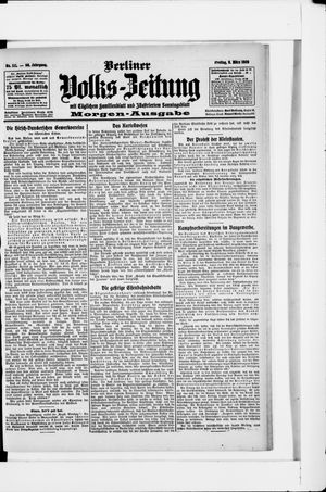 Berliner Volkszeitung vom 06.03.1908