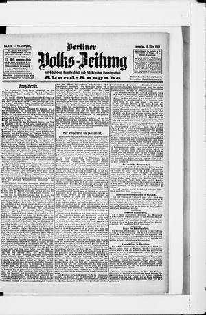 Berliner Volkszeitung vom 10.03.1908