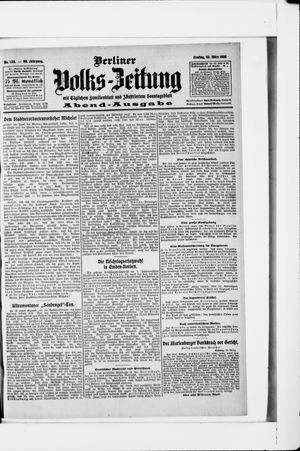 Berliner Volkszeitung vom 20.03.1908
