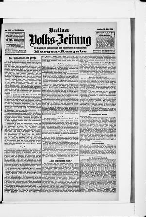 Berliner Volkszeitung vom 22.03.1908