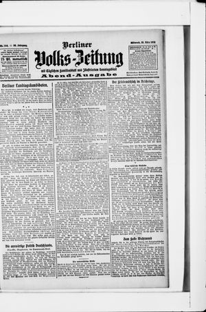 Berliner Volkszeitung on Mar 25, 1908