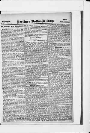 Berliner Volkszeitung vom 27.03.1908