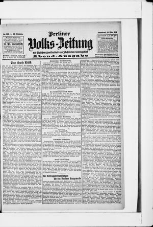 Berliner Volkszeitung vom 28.03.1908