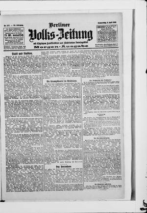 Berliner Volkszeitung vom 02.04.1908